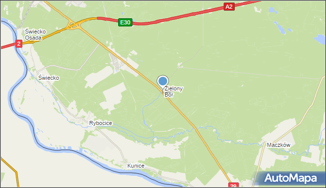 mapa Leśniczówka Prochowiec, Leśniczówka Prochowiec na mapie Targeo